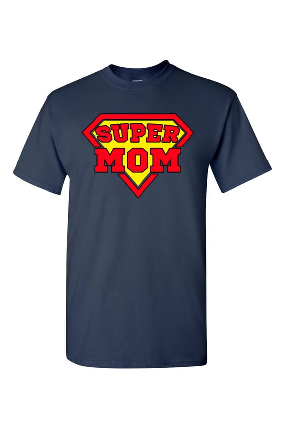 Super Mom Superhero Funny DT Adult T-Shirt Tee