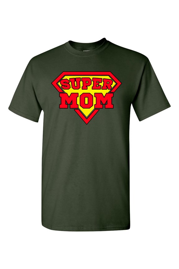 Super Mom Superhero Funny DT Adult T-Shirt Tee