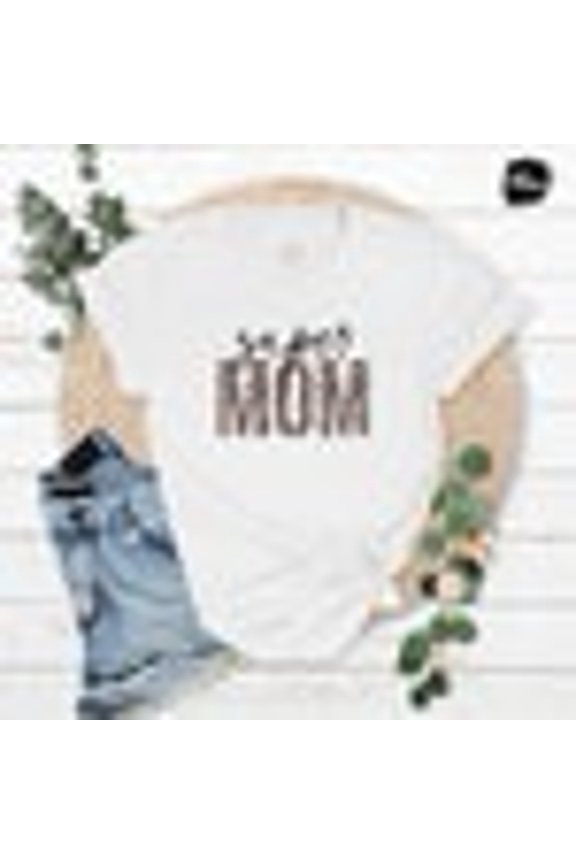 Super Mom T-Shirt, Mother's Day Gift, Mama Crewneck Tee Gift, Super Mom Shirt, Her, Wife, Leopard Letters Mom's T-Shirt TSHIRT All Size S-5XL