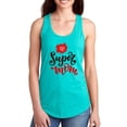 thumbnail image 1 of Super Mom W Red Flower Racerback Tank Women -Image by Shutterstock, Female XX-Large, 1 of 4