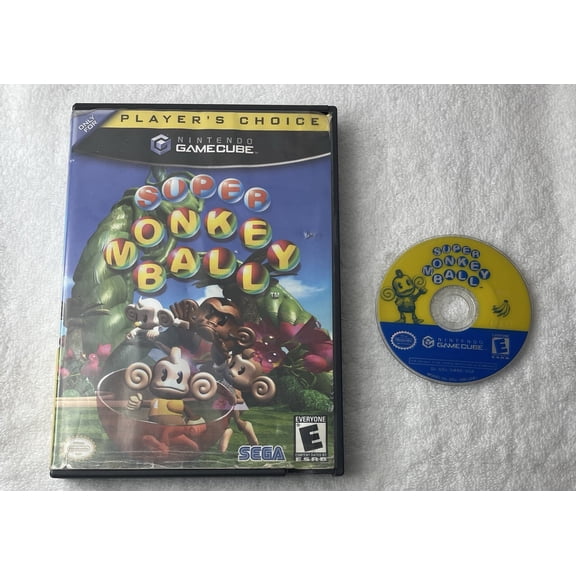 Restored Super Monkey Ball (Nintendo GameCube, 2001), Nintendo, Physical/Nintendo Gamecube, Party Game, Parental Controls, 4 Players.