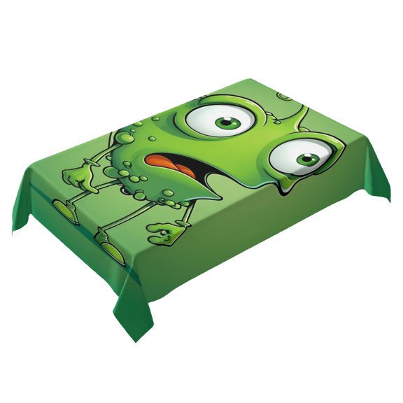Super Monster Themed Square Tablecloth 54 * 72 Inches Durable Stylish
