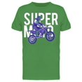 thumbnail image 1 of Super Moto Rider On Green Tee Men's -Image by Shutterstock, 1 of 2
