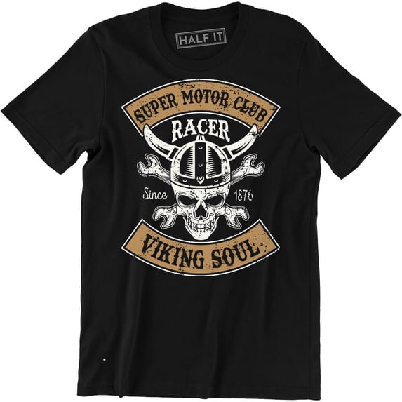 Super Motor Club Racer Viking Soul Shirt Motor Club Racer Men'S T-Shirt Tee All Size S-5Xl