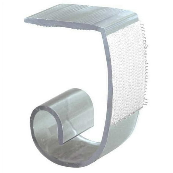 Super Multi-Clip by Fastenation Table Skirt Clip,1 in L,Clear,PK100 SMC