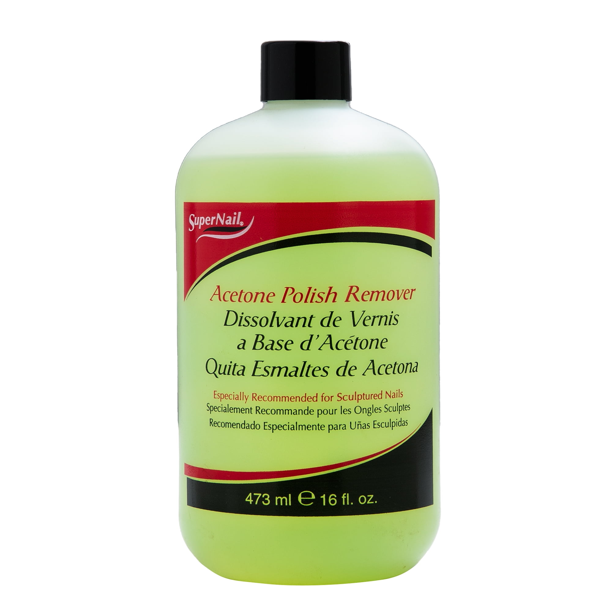 Super Nail Acetone Polish Remover 16 Oz,Pack of 3