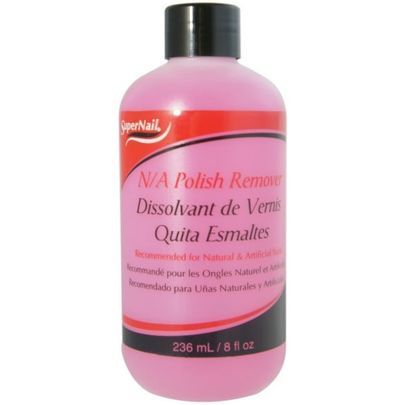 Super Nail Non-Abrasive Polish Remover 8 oz - (Pack of 6)