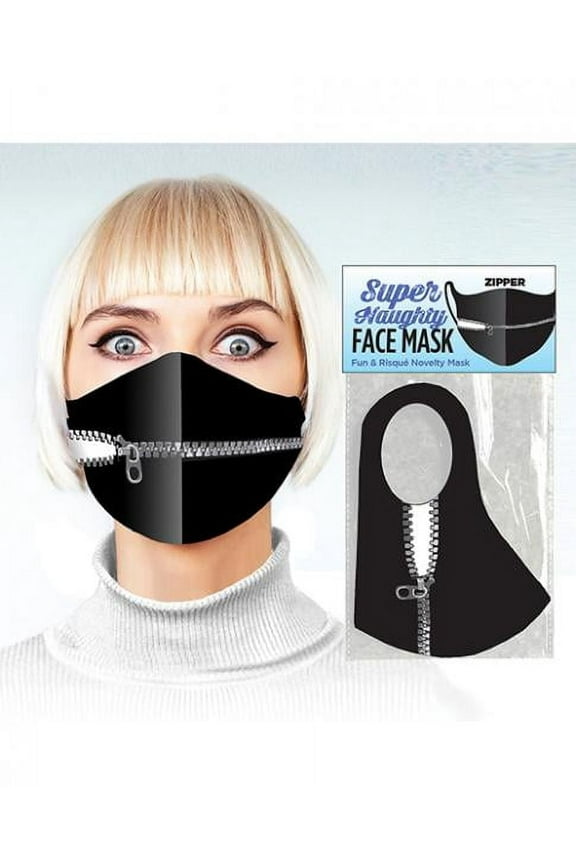 Super Naughty Zipper Mouth Mask