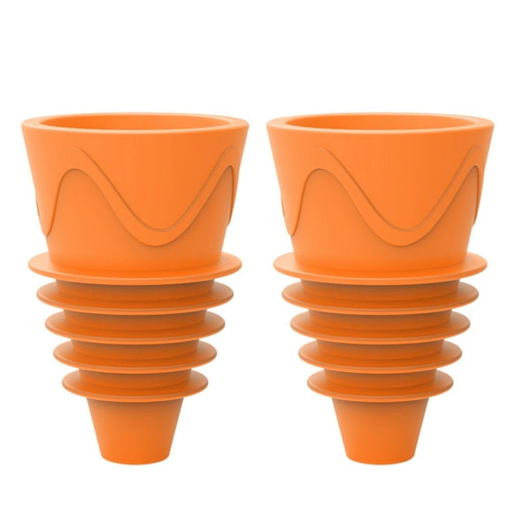 Super Ninja Fruit Fly Traps For Indoors - Fruit Fly Bottle Top Trap – Reusable Non-Toxic Indoor/Outdoor Catchersuper Ninja Fruit Fly Traps For Indoors - ,Salt Gun For Flies(Orange,2pc)