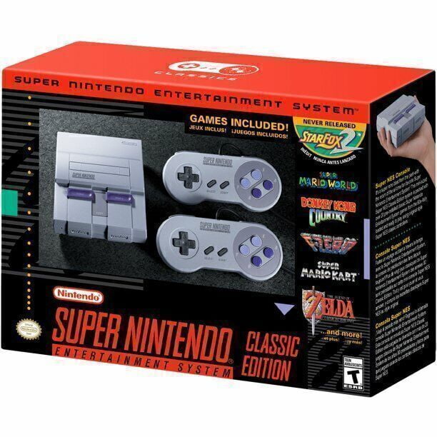 NEW retailer Super Nintendo Classic Mini Entertainment System SNES 21 Games Included