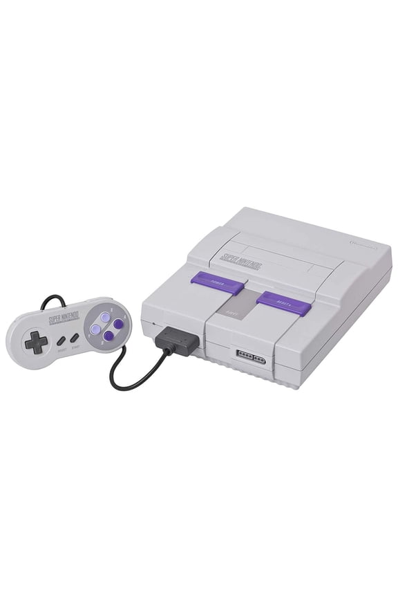 SNES System Video Game Console, Gray,1