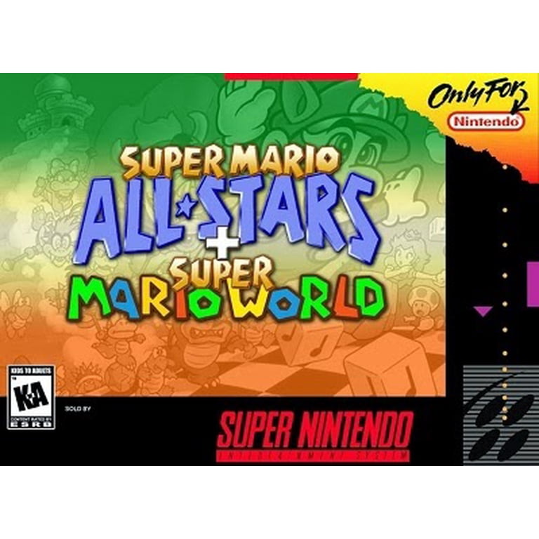 Super Nintendo Super Mario All-Stars + Super Mario World - SNES