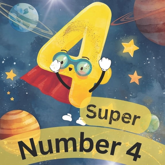 Super Number 1-12 Super Number 4: Super Numbers early-learning, Book 4, (Paperback)
