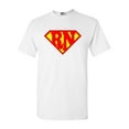 thumbnail image 1 of Super Nurse RN Registered Nurse Super Hero DT Adult T-Shirt Tee, 1 of 2