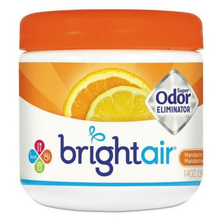Super Odor Eliminator, Mandarin Orange And Fresh Lemon, 14 Oz Jar | Bundle of 2 Each