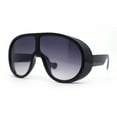 thumbnail image 1 of Super Oversized Exaggerated Retro Racer Plastic Sunglasses Black - Smoke, 1 of 4