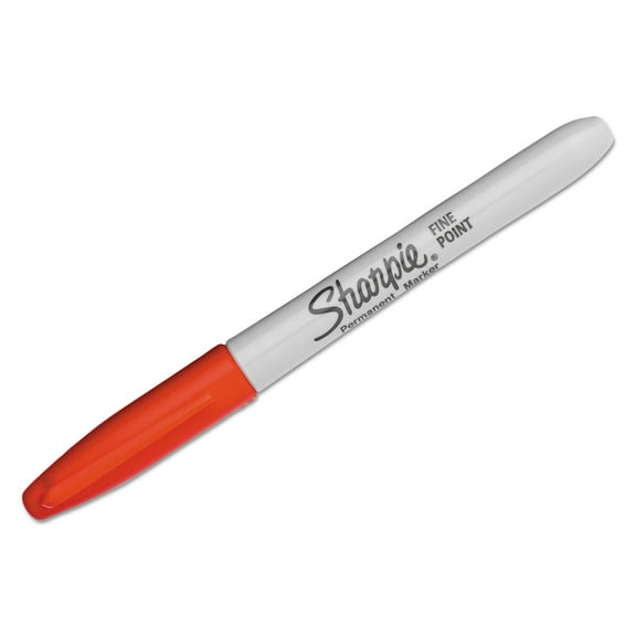 Sharpie Super Permanent Markers Fine Point Red Dozen 33002