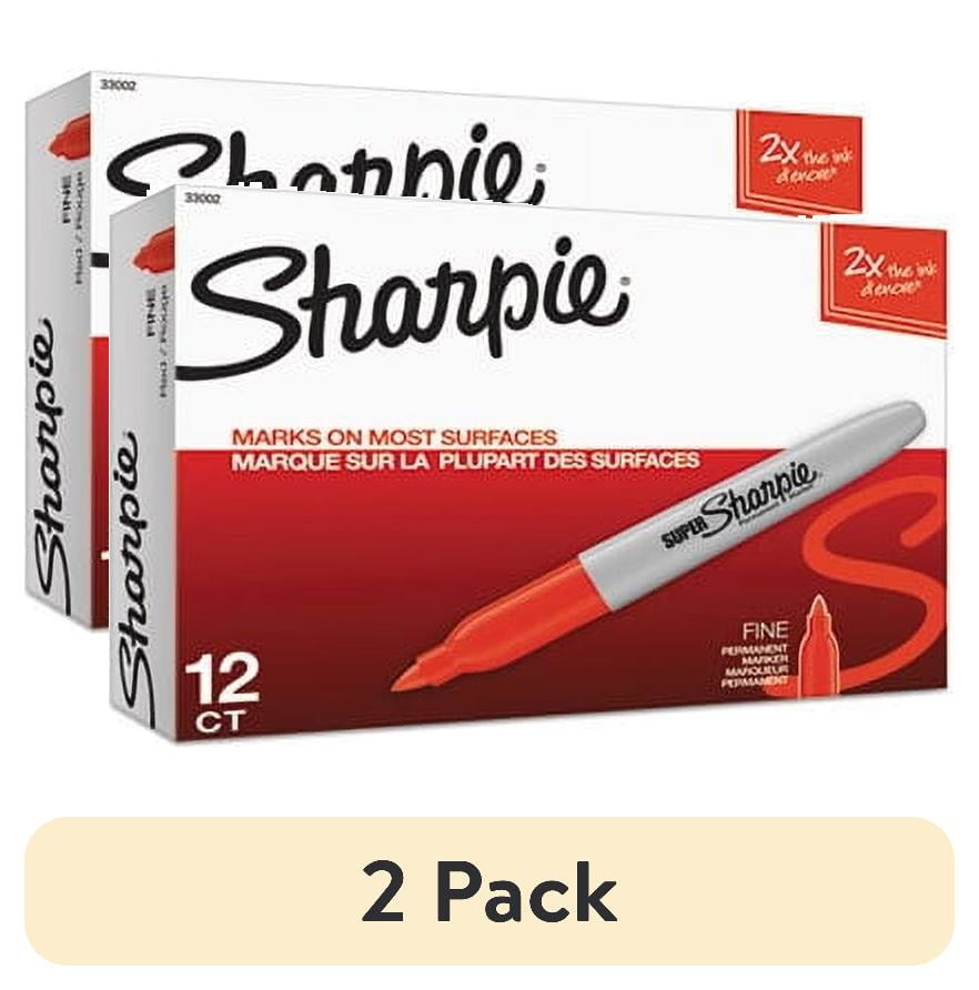 Fine Tip Permanent Marker, Fine Bullet Tip, Red, Dozen Fine Tip Permanent Marker, Fine Bullet Tip, Red, Dozen