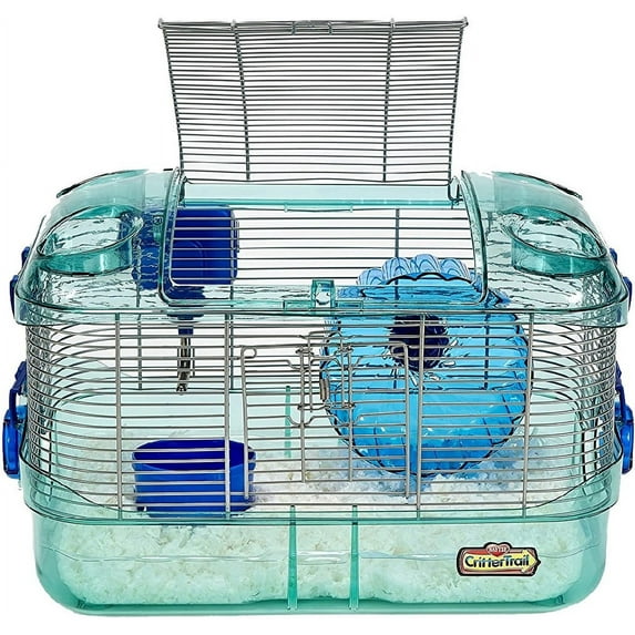 Super Pet- Container-Crittertrail Quick Clean Habitat- Multi Colored 16x10.5x10.5 In