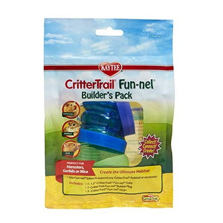 Super Pet- Container-Kaytee Crittertrail Builders Pack- Assorted