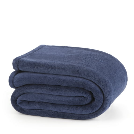 Super Plush King Navy Blanket