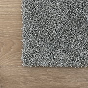 'Super Plush' Residential Luxury Carpet Tiles / Squares - Light Gray - DIY, Seamless, High-Density Pad, Machine Washable (33.3sf)