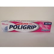 Super Poligrip Zinc Free Denture Adhesive Cream, Original - 2.4 oz