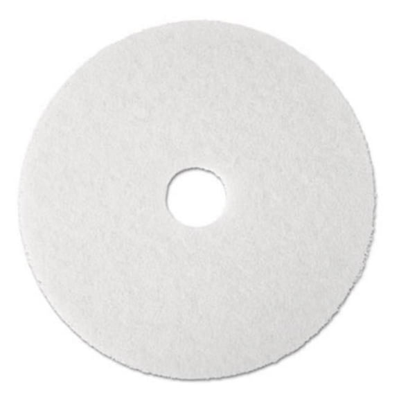 Super Polish Floor Pad 4100 13 in. White 5 Pads-Carton