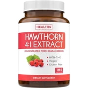 Healths Harmony 2,660mg Hawthorne Berry Extract for Heart Health, 41 Concentrate, 180 Caps