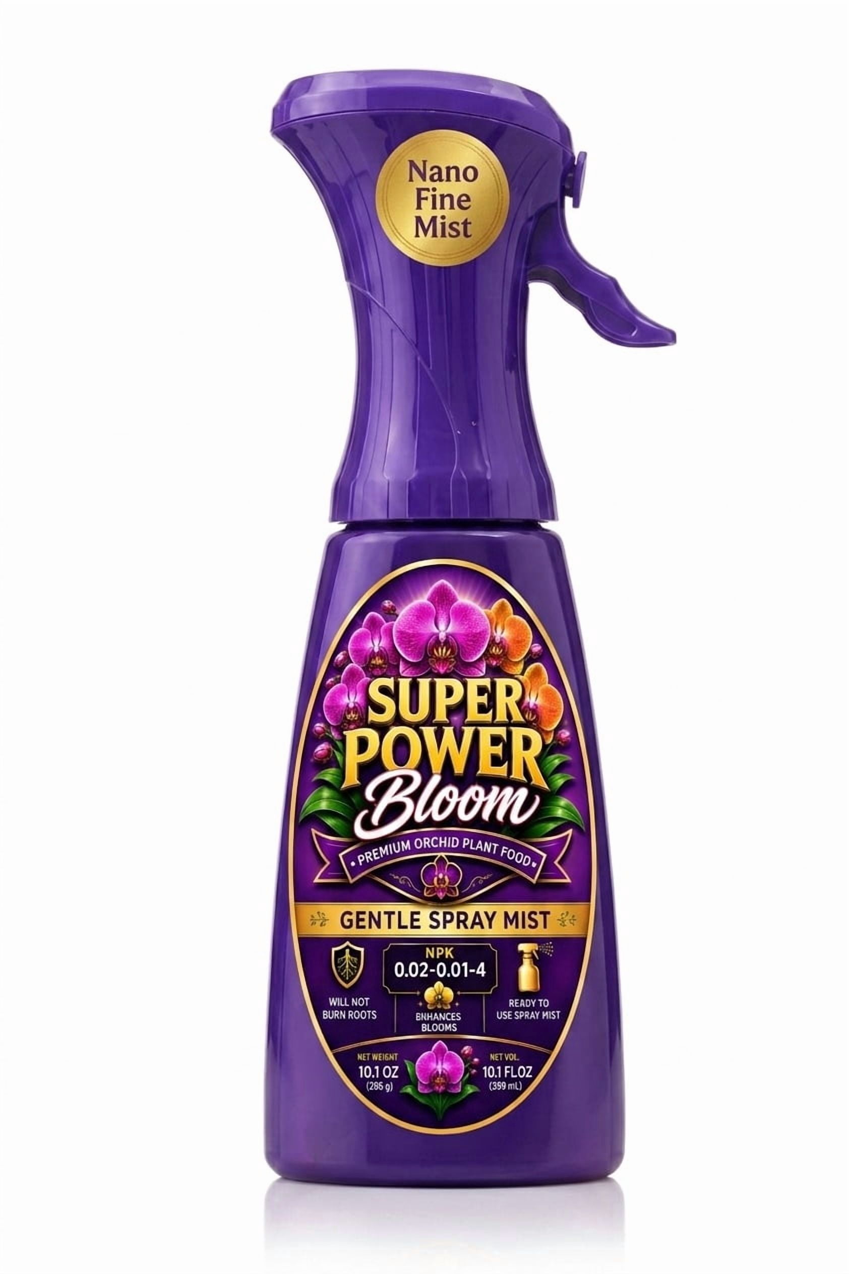 Super Power Bloom Orchid Plant Food Spray Mist, 10.1 oz - Walmart ...