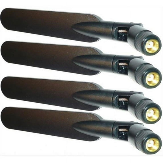 Super Power Supply 010-SPS-01990 4 x 6dBi 2.4GHz 5GHz Dual Band WiFi RP-SMA Antennas