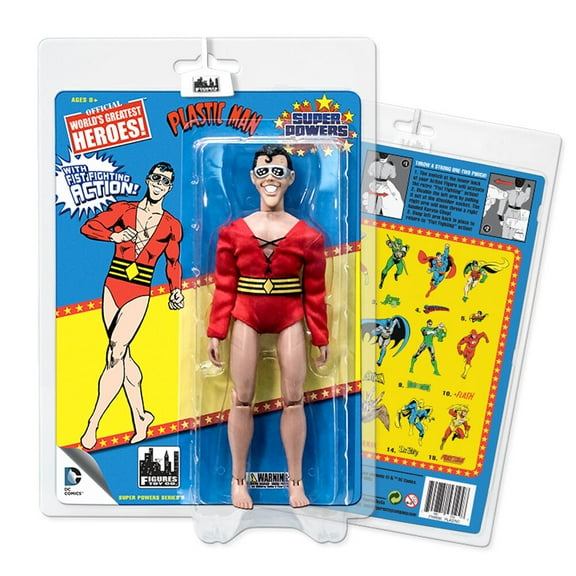 Super Powers 8 Inch Action Figures With Fist Fighting Action Series 3: Plastic Man