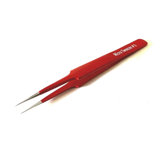 Super Precision High Quality Fine Point Tweezers Tool Fleas Tick Removal Stainless