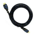 thumbnail image 1 of Super Premium 1.5ft (0.5M) HDMI Cable 1.4v Supports Ethernet, 3D& Audio Return Channel Full HD [Latest Version] w. Blue Mesh, (2 Pack), 1 of 2
