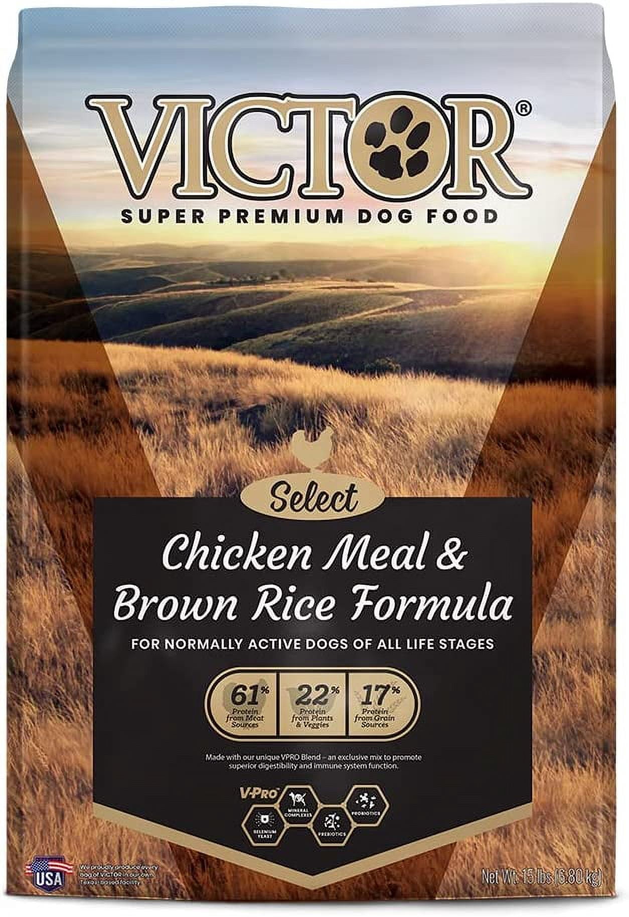View of Super Premium Dog Food – Chicken Meal & Brown Rice Formula - Dry Dog ...