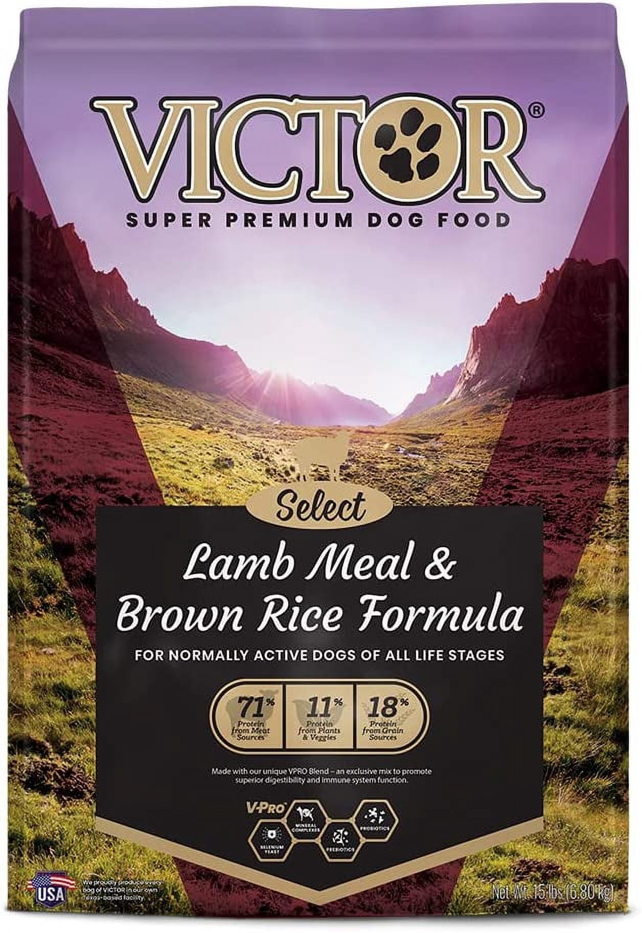 View of Super Premium Dog Food – Lamb Meal & Brown Rice Formula - Dry Dog Food ...