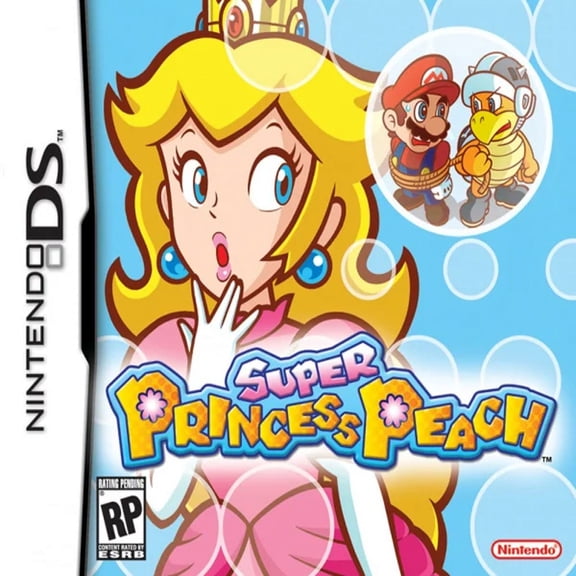Super Princess Peach DS Games Cartridge Card for NDS NDSI 3DS, US Version