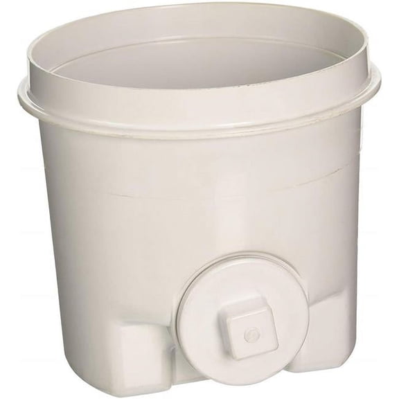 CMP 25521-000-000 2" FIP White Main Drain Sump Side Port