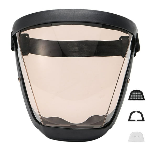 Super Protective Face Shield,Transparent Visor,Anti Fog Mask,Adult Clear Face Shield,Plastic Face Mask for Unisex and Adult,Reusable No Fogging Transparent Face Shield with Adjustable Band