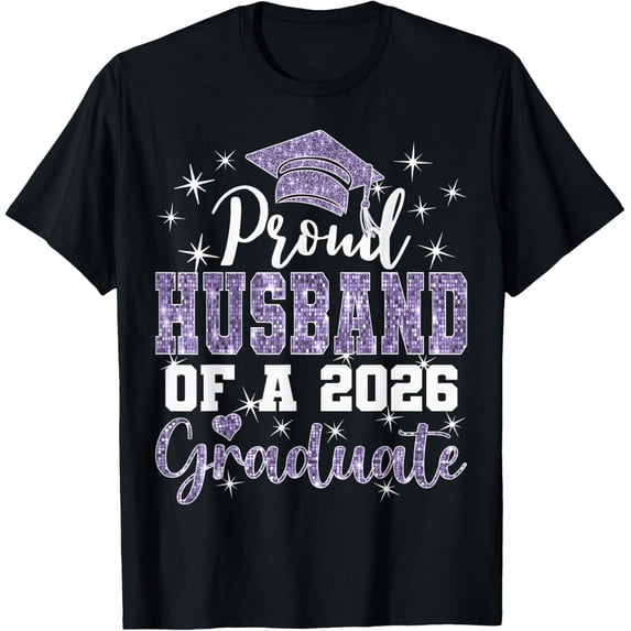 Super Proud Husband Of 2026 Graduate Graduation Family T-Shirt All Size S-5Xl