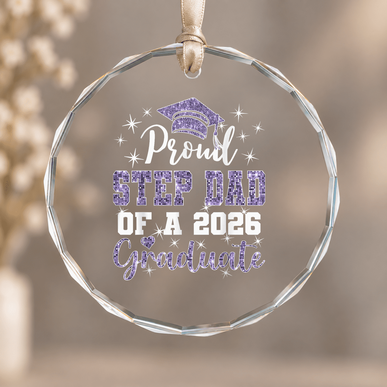 Super Proud Step Dad of Graduate Graduation Family Christmas Ornament ...
