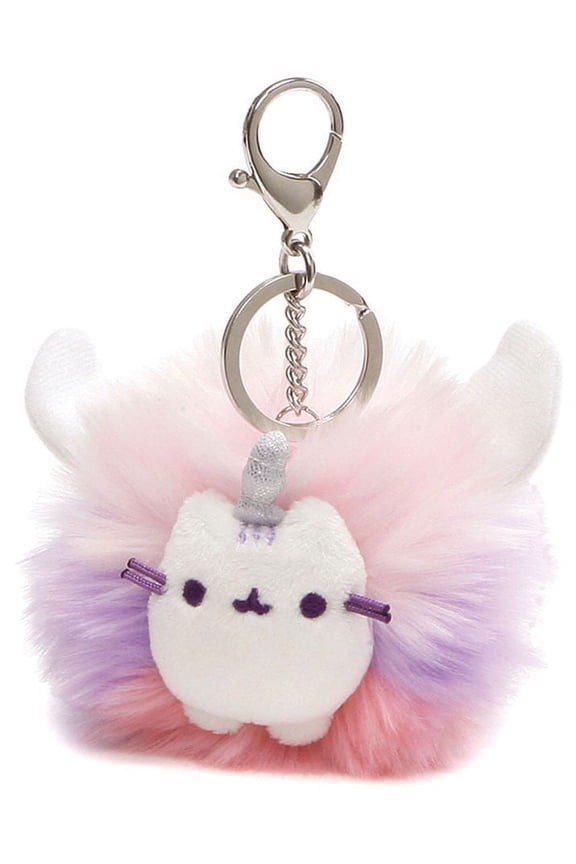 Super Pusheenicorn Pom Plush Keychain