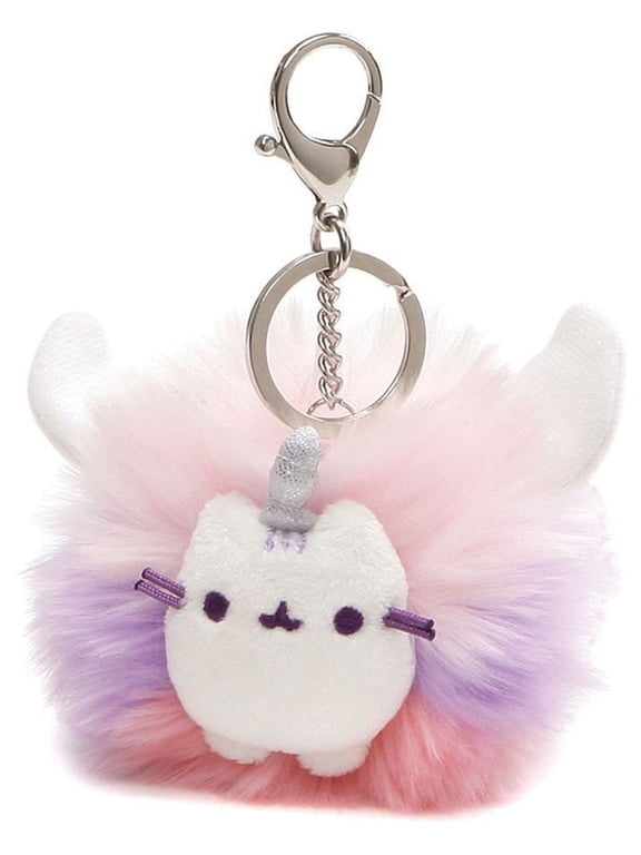 Super Pusheenicorn Pom Plush Keychain