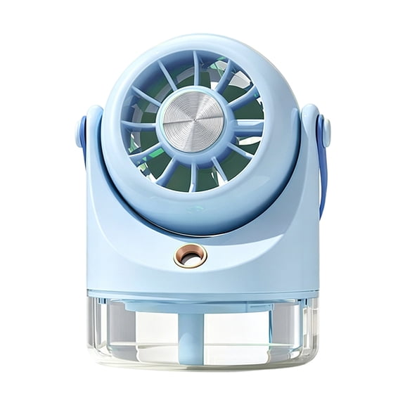 Super Quiet Mini Table Fan USB Powered Portable Air Conditioner with Battery for Camping Travel Outdoor Indoor Cooling Needs