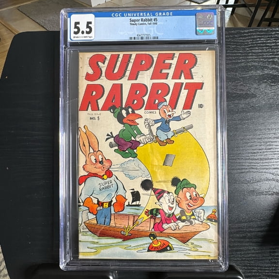 Super Rabbit #5 - CGC 5.5 Comic Book