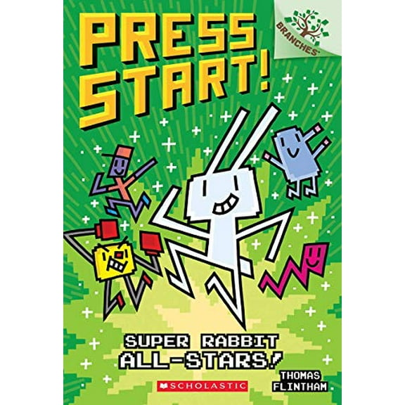 Pre-Owned Super Rabbit All-Stars!: A Branches Book (Press Start! #8): Volume 8 (Paperback) 1338239848 9781338239843