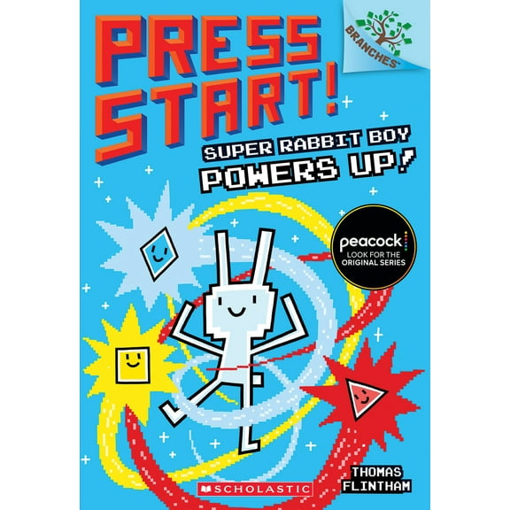 Pre-Owned Super Rabbit Boy Powers Up! a Branches Book (Press Start! #2): Volume 2 (Paperback) 1338034731 9781338034738