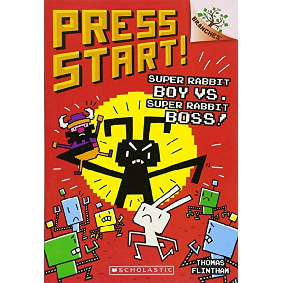 Pre-Owned Super Rabbit Boy vs. Super Rabbit Boss!: A Branches Book (Press Start! #4): Volume 4 (Paperback) 1338034758 9781338034752