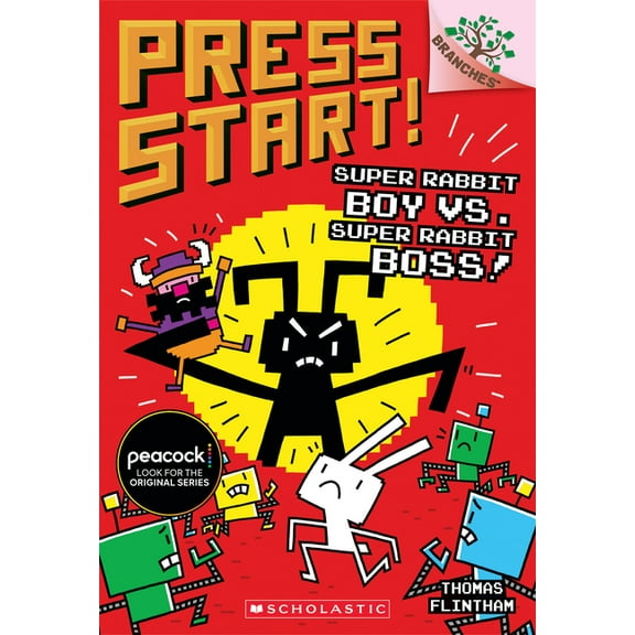 Press Start! Super Rabbit Boy vs. Super Rabbit Boss!: A Branches Book (Press Start! #4), Book 4, (Paperback)