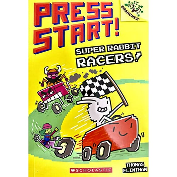 Pre-Owned Super Rabbit Racers!: a Branches Book (Press Start! #3) (Paperback) 9781338034776